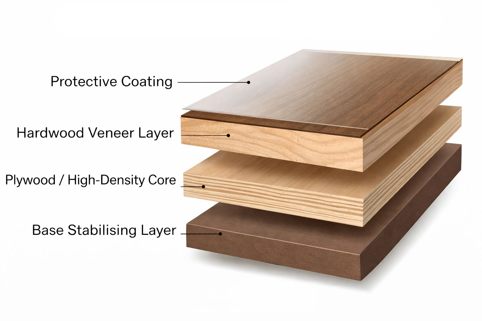 Structure of Engineered Wood Flooring