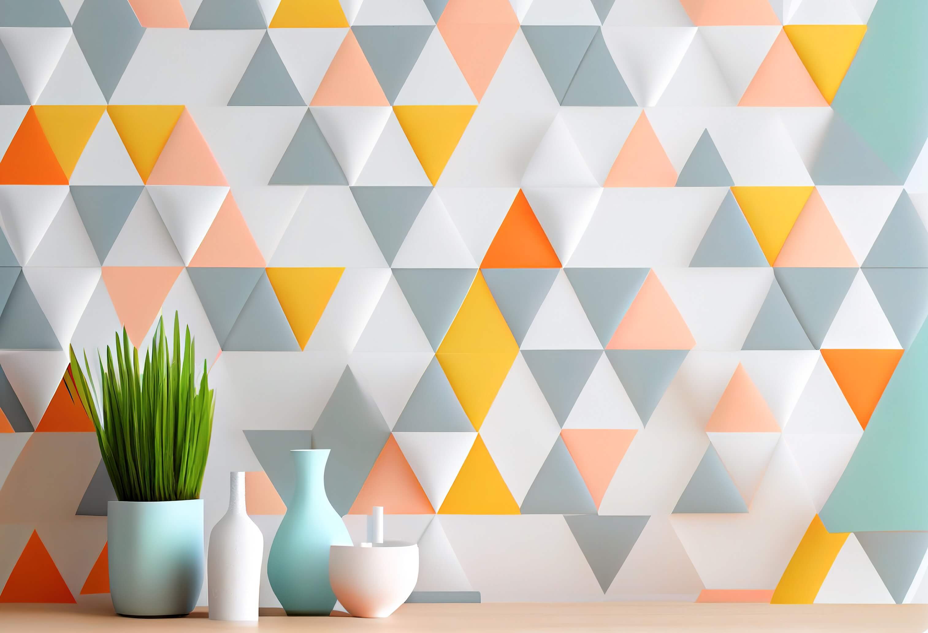 Wall Geometric Designs & Best Geometric Wall Paint Ideas - Xing Floors